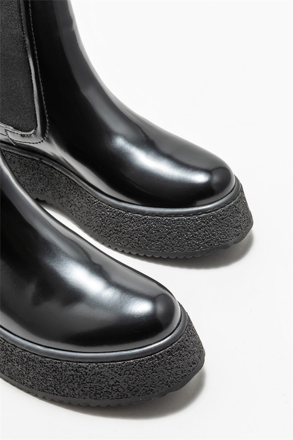 Siyah kadın bot, günlük kullanım için - Elle Shoes
