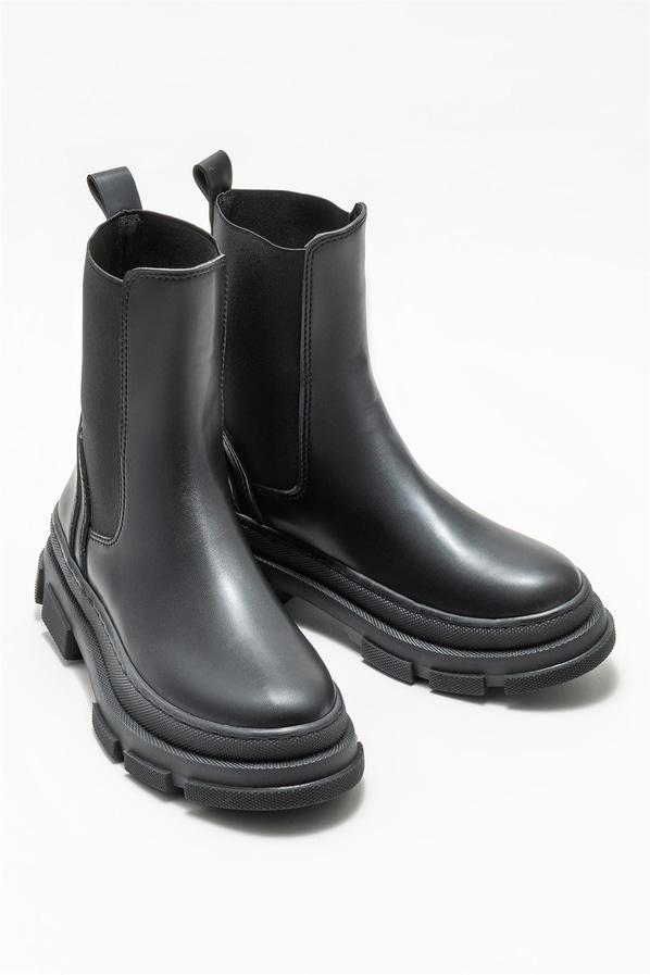 Siyah kadın bot, günlük kullanım için - Elle Shoes