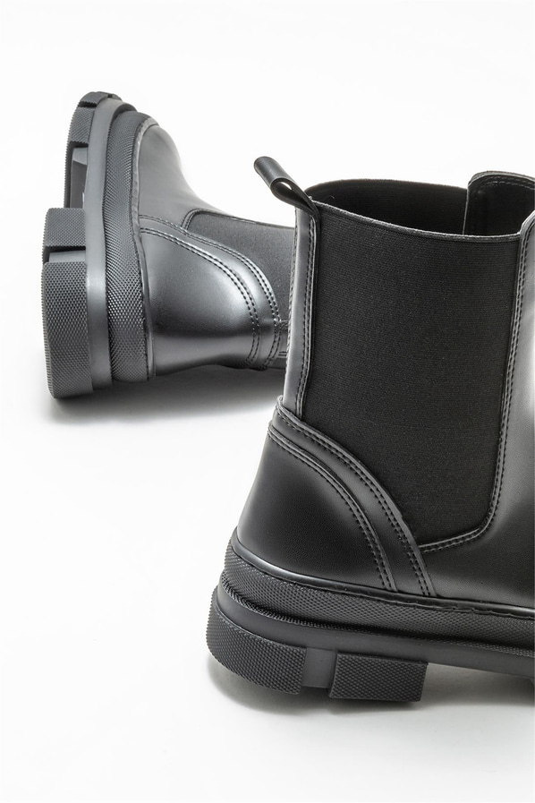 Siyah kadın bot, günlük kullanım için - Elle Shoes