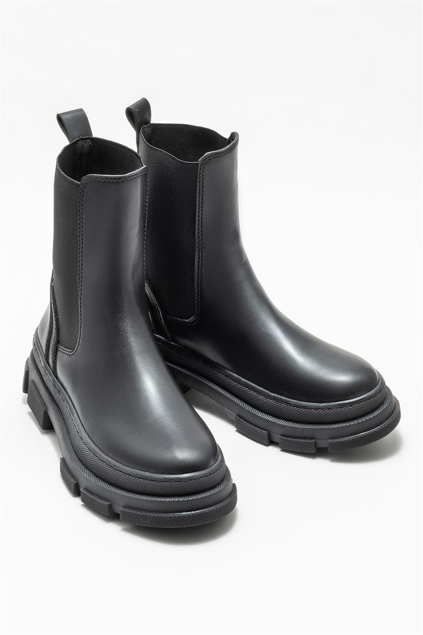 Siyah kadın bot, günlük kullanım için - Elle Shoes