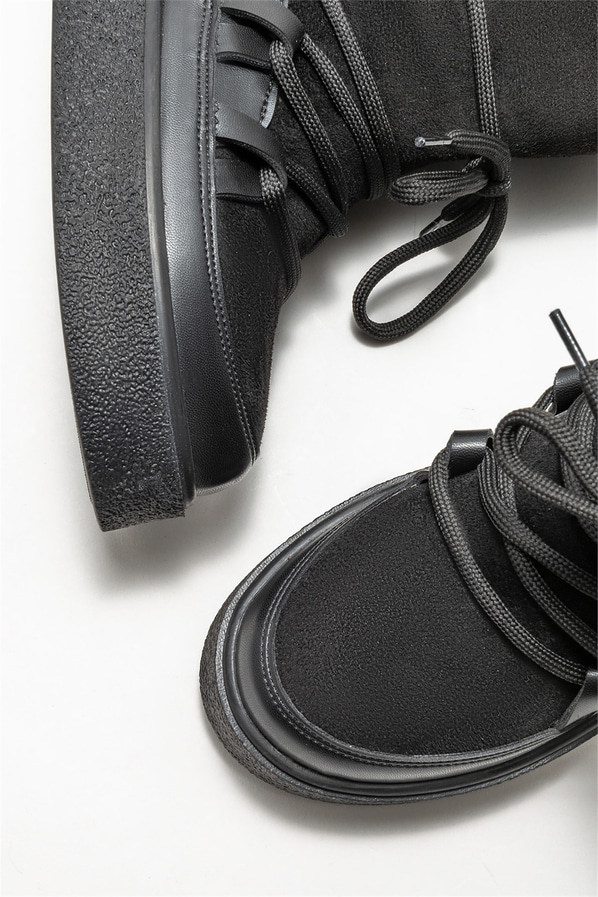 Siyah kadın bot, günlük kullanım için - Elle Shoes