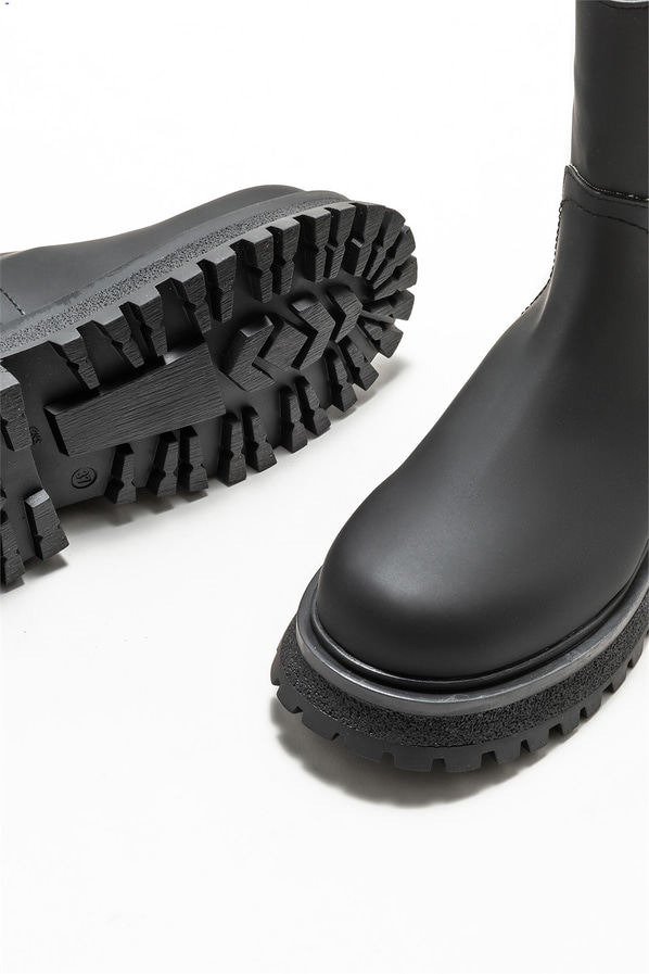 Siyah kadın bot, günlük kullanım için - Elle Shoes