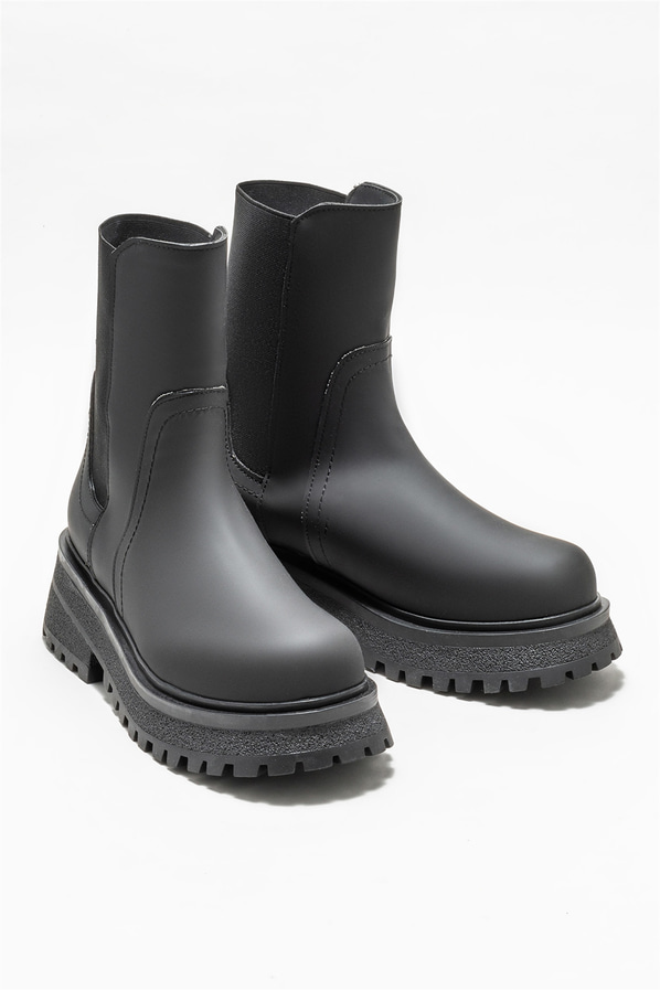 Siyah kadın bot, günlük kullanım için - Elle Shoes