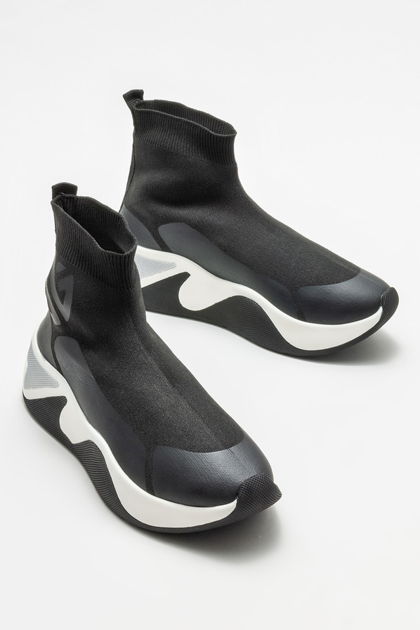 Siyah kadın bot, günlük kullanım için - Elle Shoes