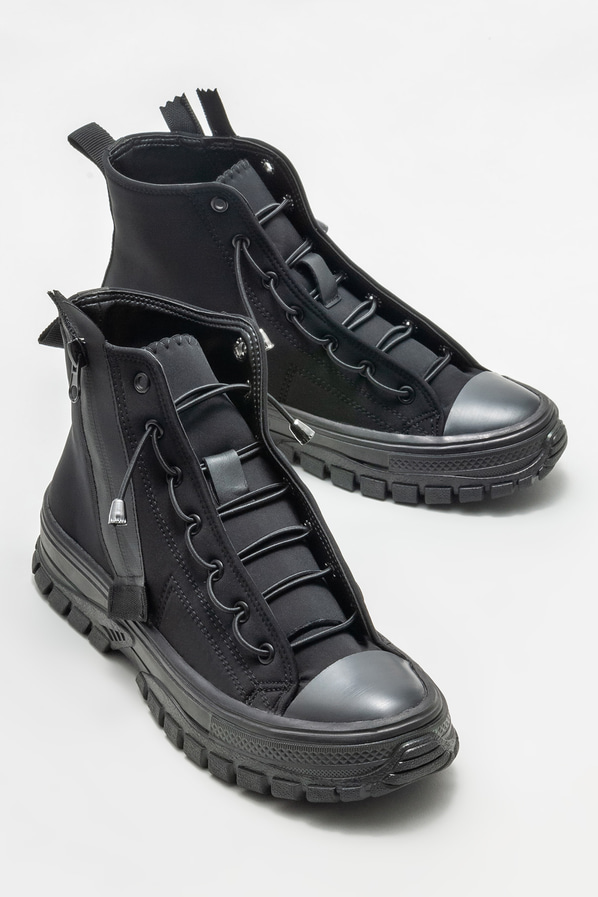 Siyah kadın bot, günlük kullanım için - Elle Shoes