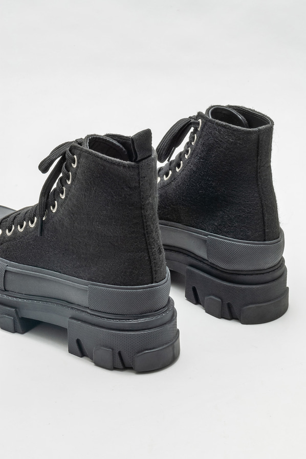 Siyah kadın bot, günlük kullanım için - Elle Shoes