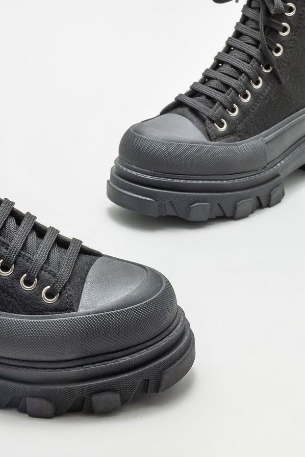 Siyah kadın bot, günlük kullanım için - Elle Shoes