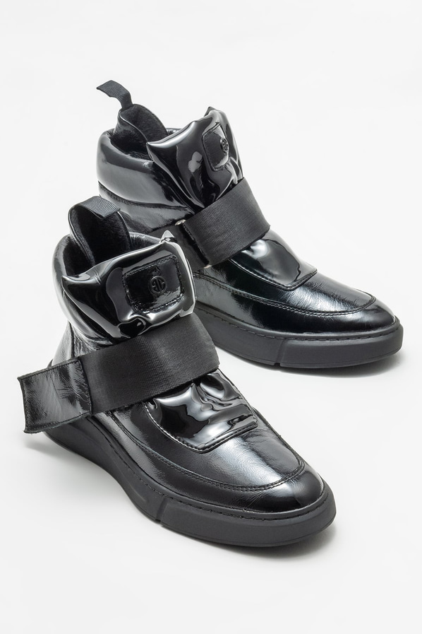 Siyah kadın bot, günlük kullanım için - Elle Shoes