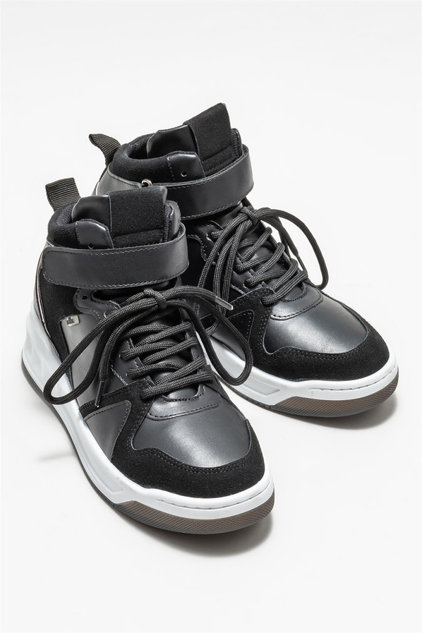 Siyah kadın bot, günlük kullanım için - Elle Shoes