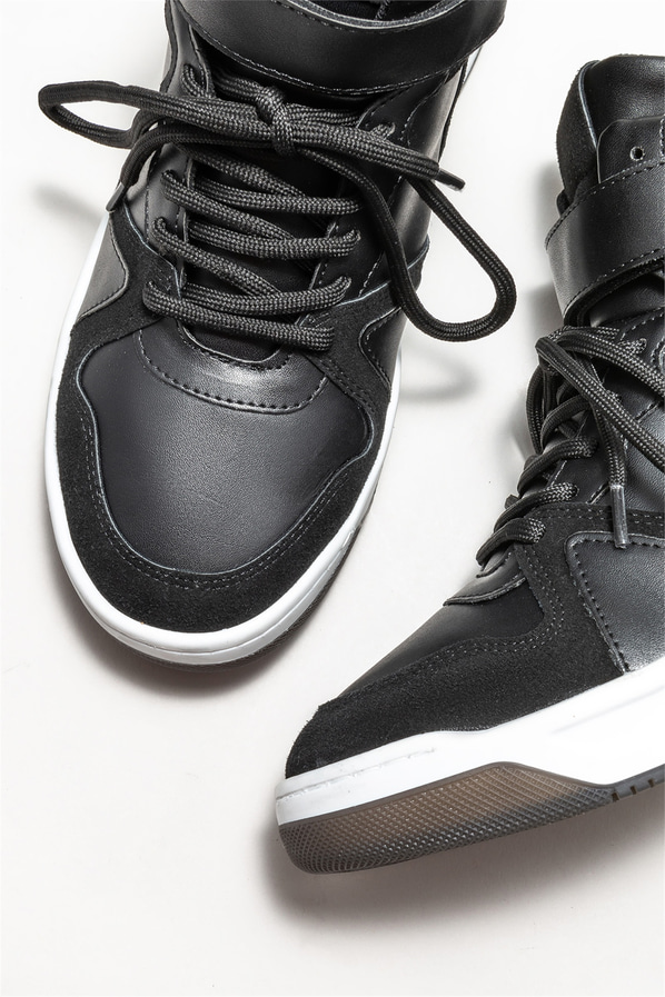 Siyah kadın bot, günlük kullanım için - Elle Shoes