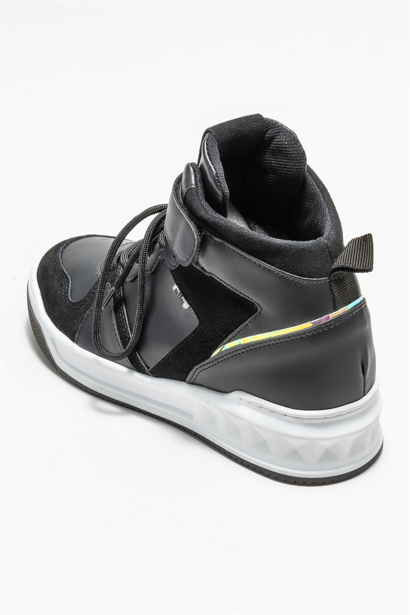 Siyah kadın bot, günlük kullanım için - Elle Shoes