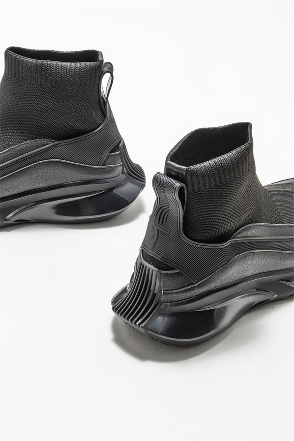 Siyah kadın bot, günlük kullanım için - Elle Shoes