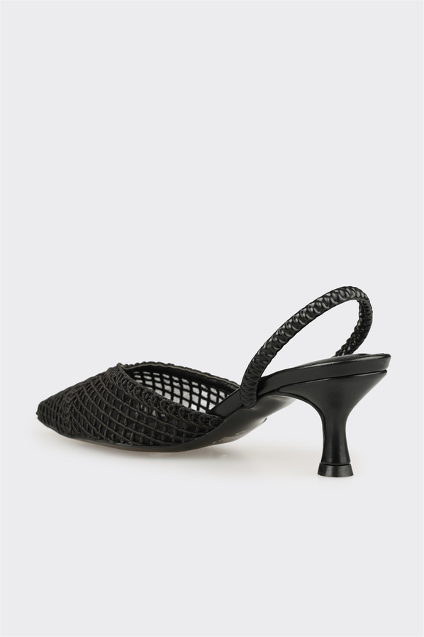 Siyah kadın klasik ayakkabı - Elle Shoes