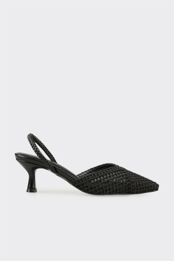 Siyah kadın klasik ayakkabı - Elle Shoes