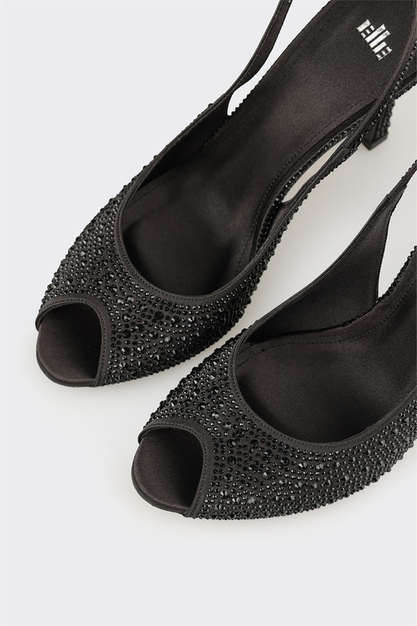 Siyah kadın klasik ayakkabı - Elle Shoes