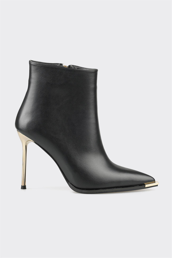 Siyah kadın bot, klasik stil için - Elle Shoes