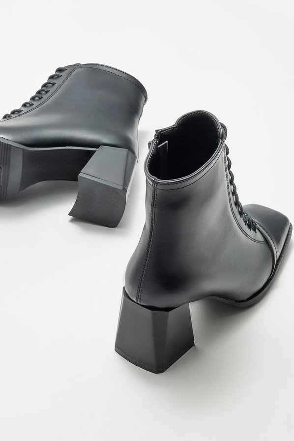 Siyah kadın klasik bot - Elle Shoes