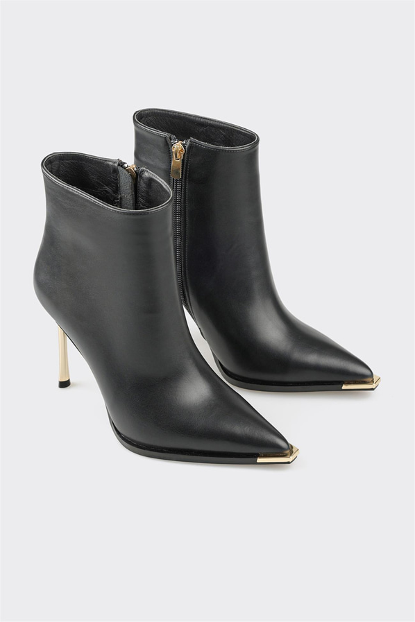 Siyah kadın bot, klasik stil için - Elle Shoes