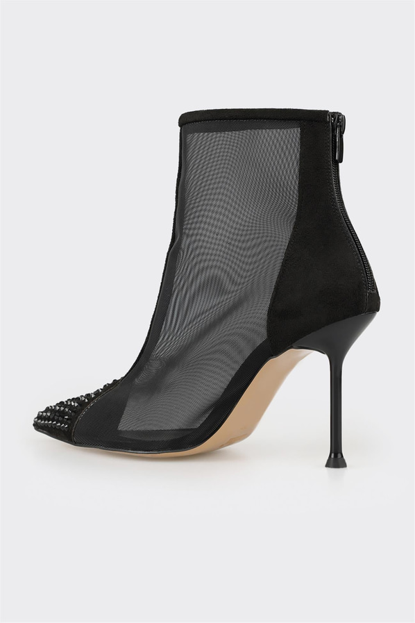 Siyah kadın bot, klasik stil için - Elle Shoes
