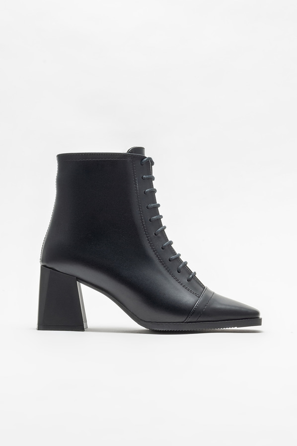 Siyah kadın klasik bot - Elle Shoes