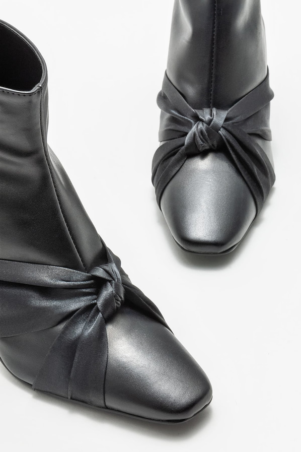 Siyah kadın klasik bot - Elle Shoes