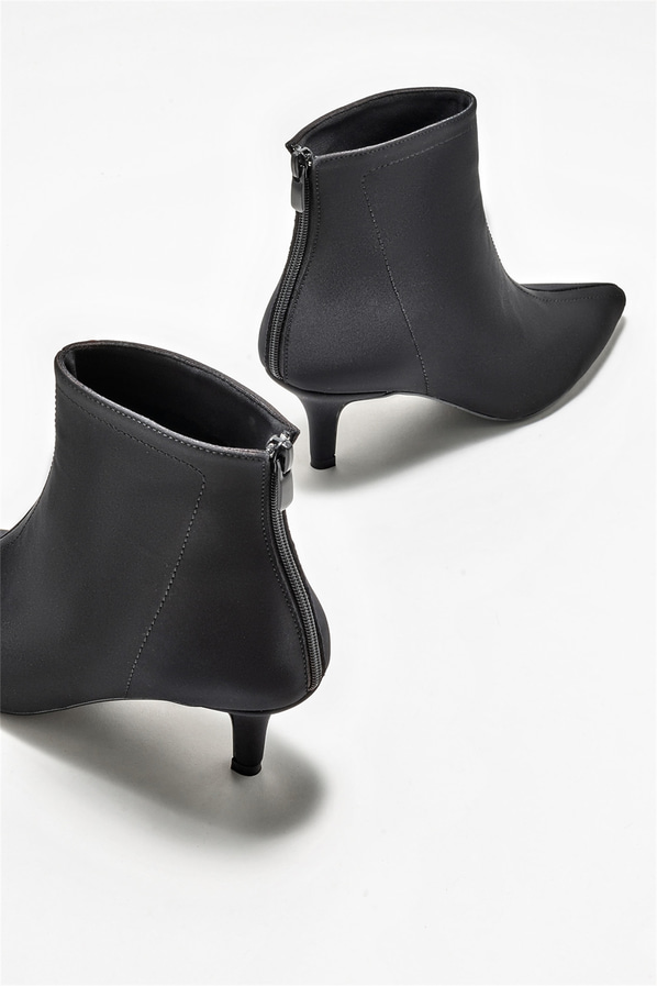 Siyah kadın klasik bot - Elle Shoes