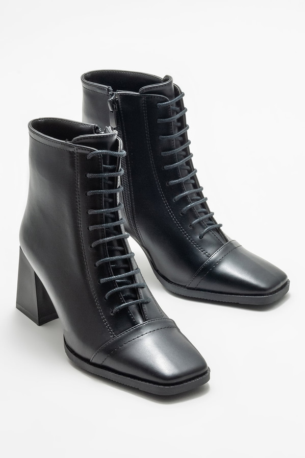 Siyah kadın klasik bot - Elle Shoes