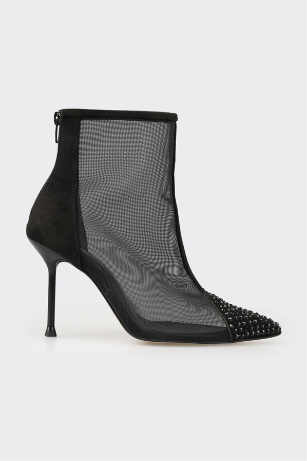 Siyah kadın bot, klasik stil için - Elle Shoes