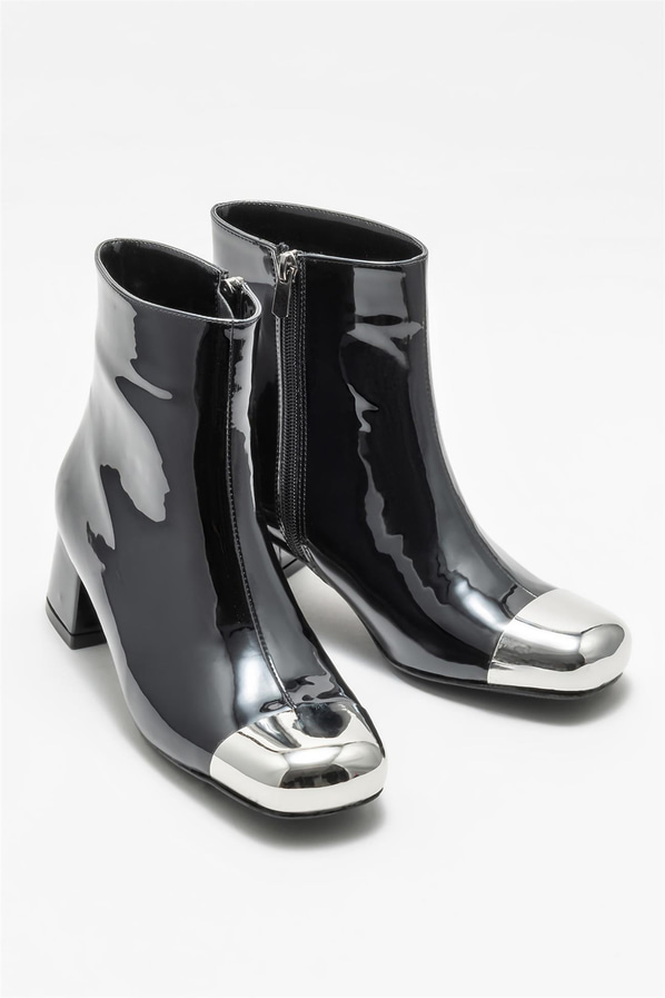 Siyah kadın bot, klasik stil için - Elle Shoes