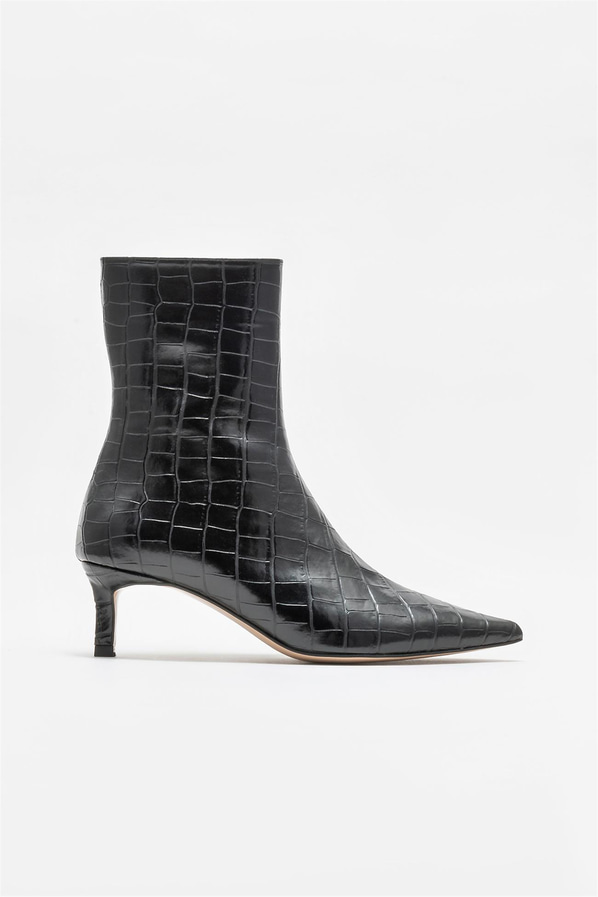 Siyah kadın bot, klasik stil için - Elle Shoes