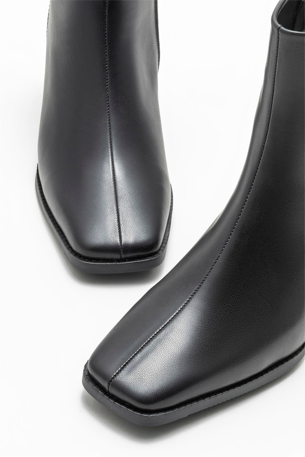 Siyah kadın bot, klasik stil için - Elle Shoes