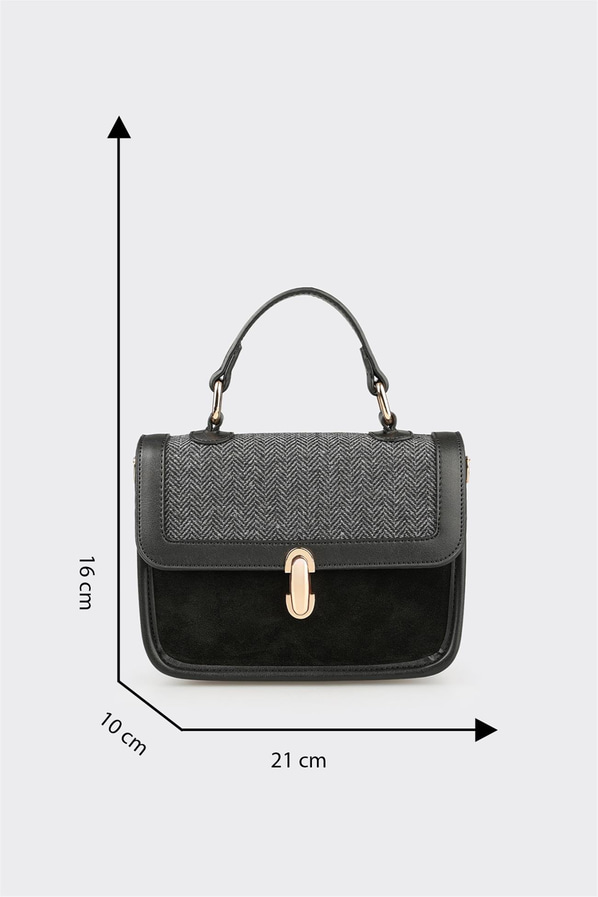Siyah Kadın Küçük El Çantası