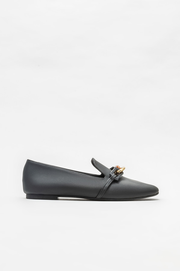 Siyah kadın loafer - Elle Shoes