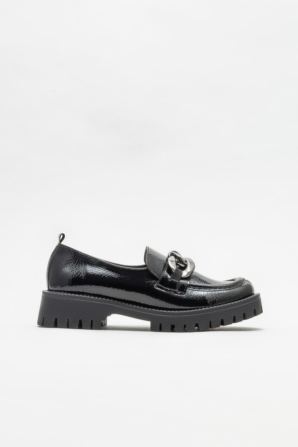 Siyah kadın loafer - Elle Shoes