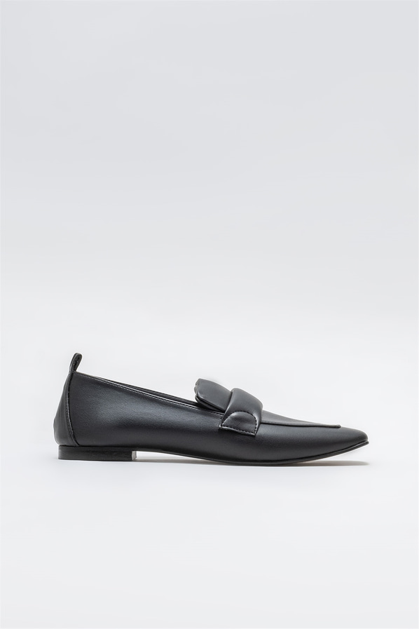 Siyah kadın loafer - Elle Shoes