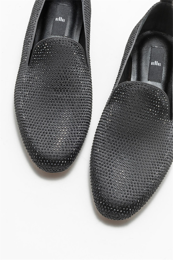 Siyah kadın loafer - Elle Shoes