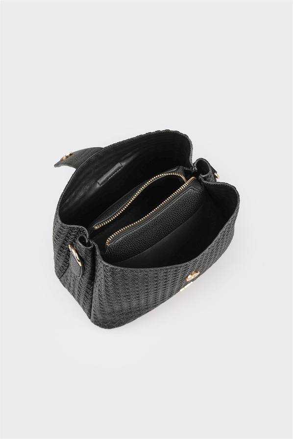 Siyah kadın omuz çantası - Elle Shoes
