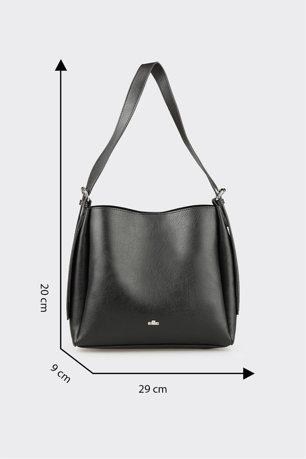 Siyah Kadın Omuz Çantası