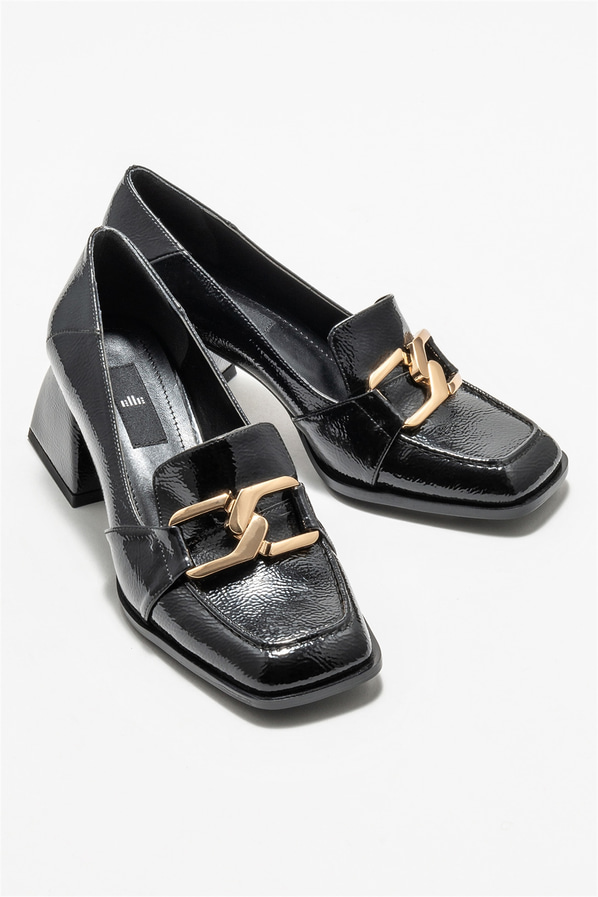 Siyah kadın ayakkabı - Elle Shoes