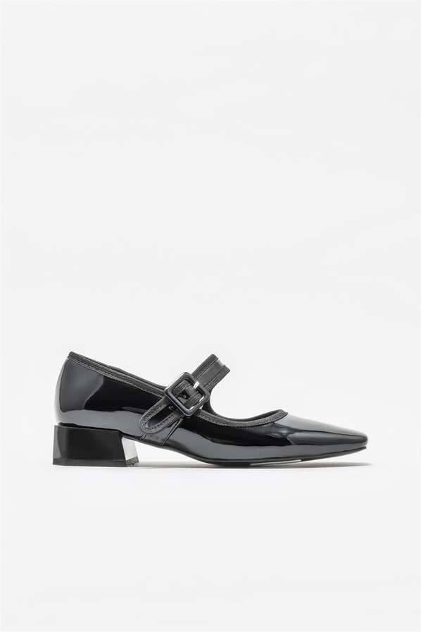Siyah kadın topuklu ayakkabı - Elle Shoes
