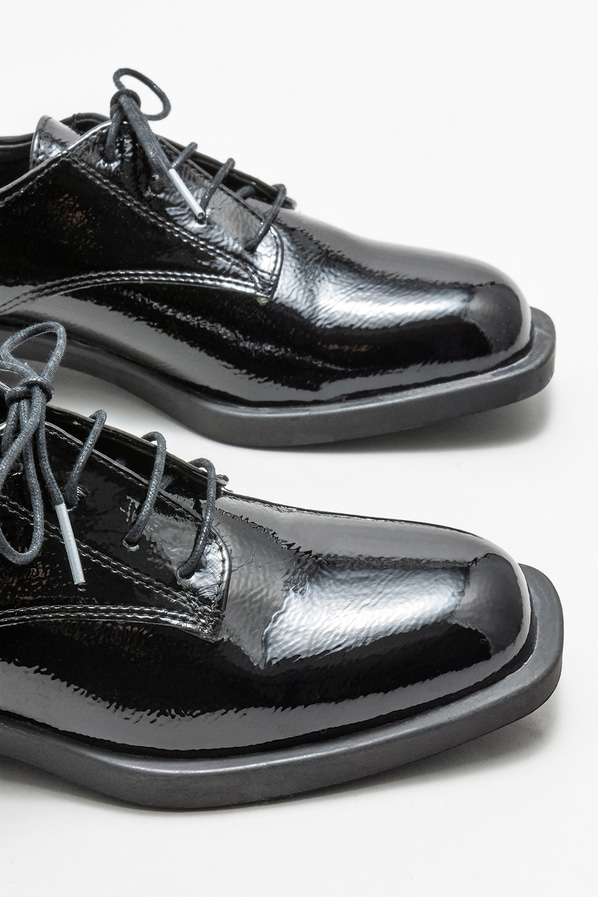 Siyah kadın oxford - Elle Shoes