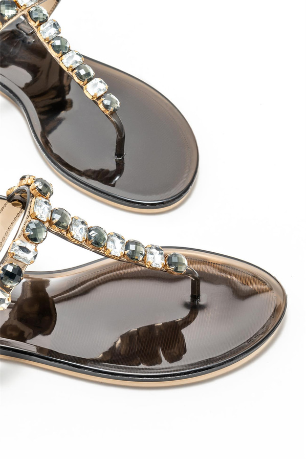 Siyah kadın sandalet - Elle Shoes