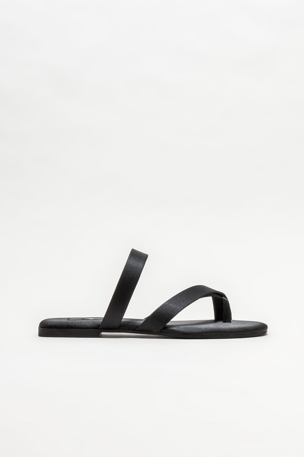 Siyah kadın terlik - Elle Shoes
