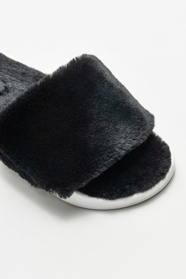 Siyah kadın düz terlik - Elle Shoes