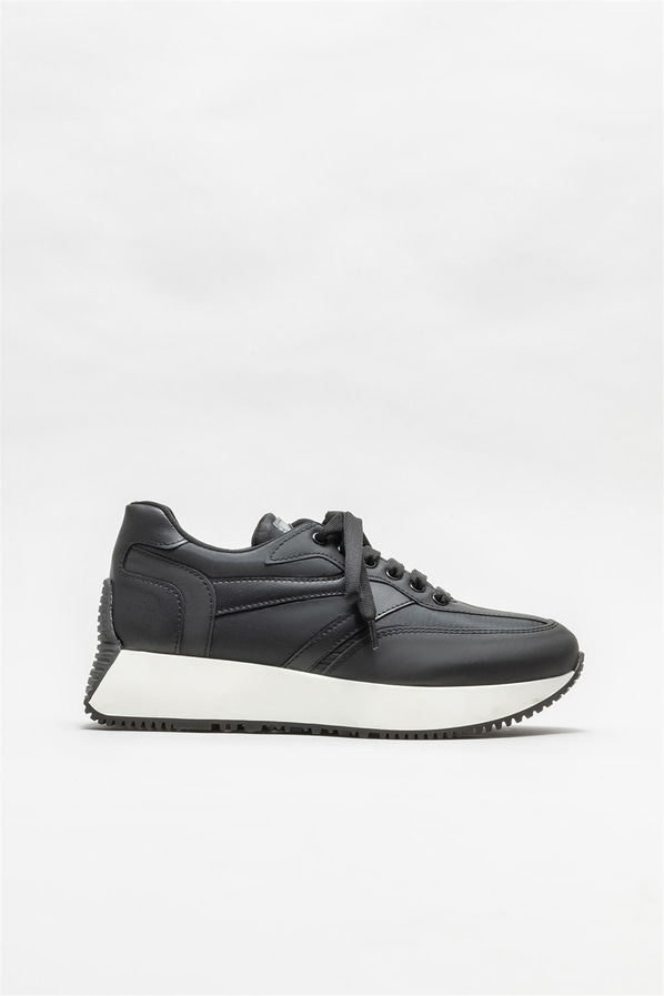 Siyah kadın spor ayakkabı - Elle Shoes
