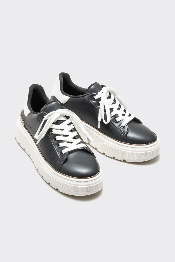 Siyah kadın sneaker - Elle Shoes
