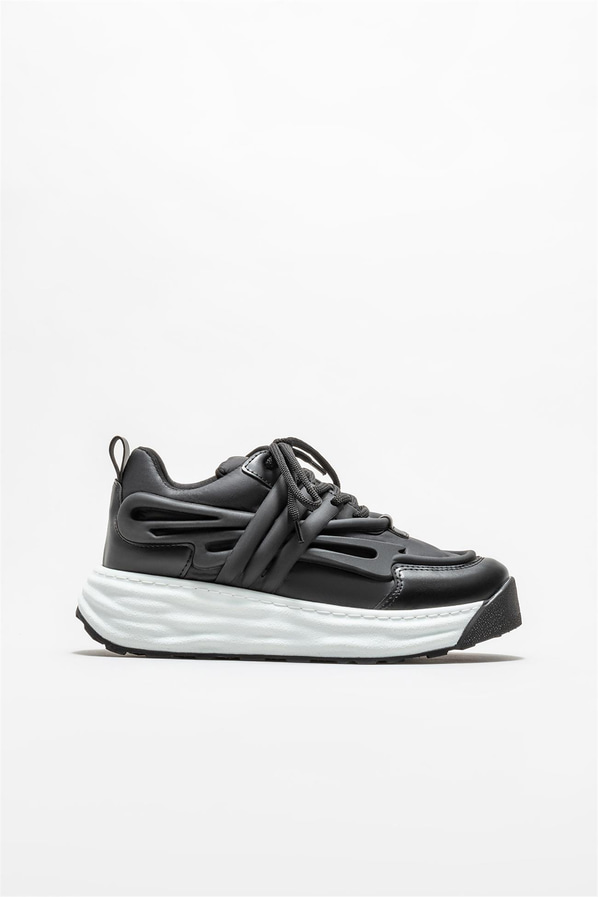 Siyah kadın sneaker - Elle Shoes