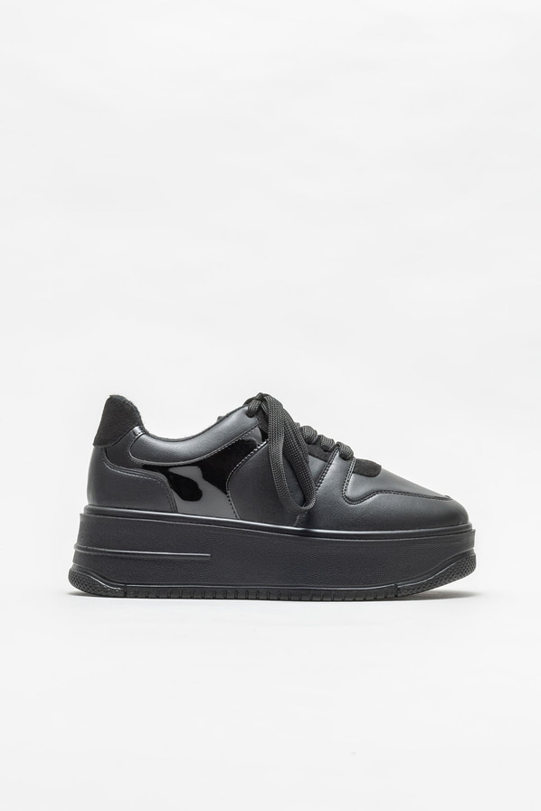 Siyah kadın spor ayakkabı - Elle Shoes
