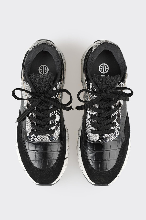 Siyah kadın sneaker - Elle Shoes