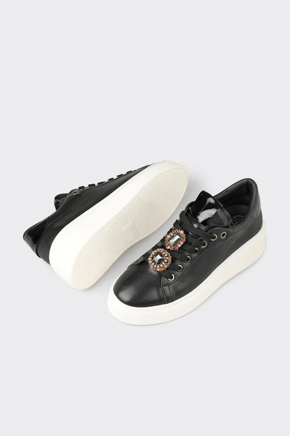 Siyah kadın sneaker - Elle Shoes